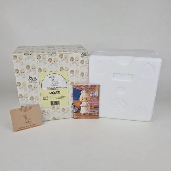 Precious Moments 524212 Walk In The Sonshine Figurine Vintage - Picture 7 of 9